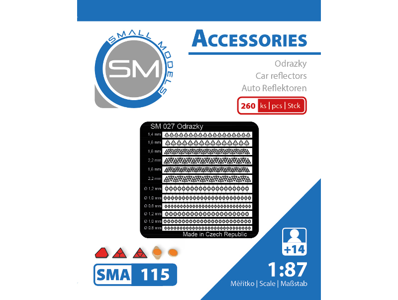 odrazky (260 ks) sma 115