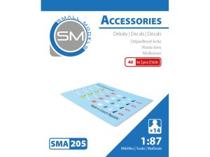 sada obtisků na odpadkové koše 40ks sma 205