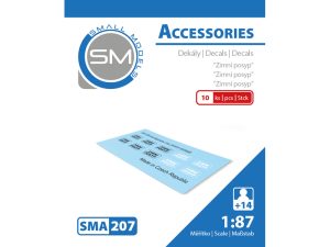 sada obtisků "Zimní posyp" 10ks sma 207