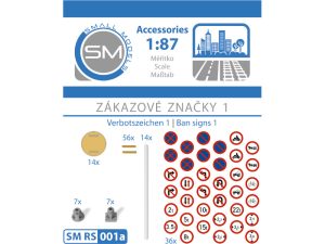zákazové značky 1 Small Models RS001a