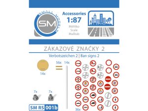 zákazové značky 2 Small Models RS001b
