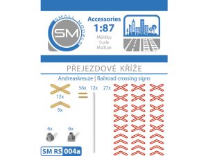 přejezdové kříže Small Models RS004a