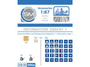 informativní značky 1 Small Models RS006a