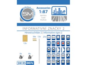 informativní značky 2 Small Models RS007c