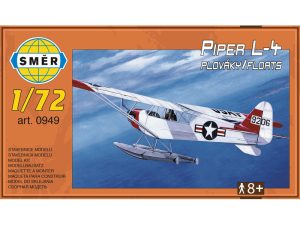 Piper L-4 s plováky Směr 949
