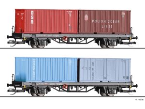 set kontejnerových vozů Lgkks 4444 DR Tillig 01090