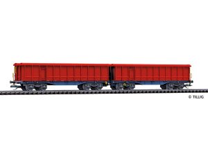 dvojitý kontejnerový vůz InnoWaggon 2x40ft VTG Tillig 15081