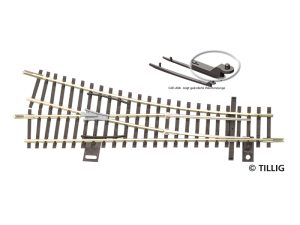 výhybka pravá EW1 15° Tillig 83328