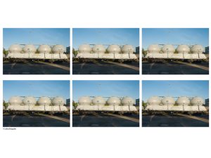 set vozů na přepravu cementu Uacs 408S PKP Trix 18291