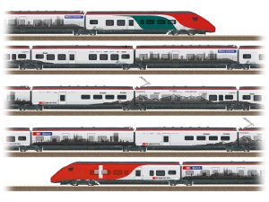 RABe 501 Giruno SBB DCC se zvukem Trix 25811