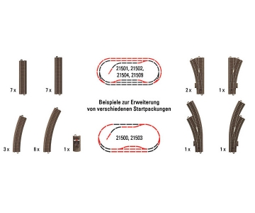 doplňkový set kolejiva C Trix 62900