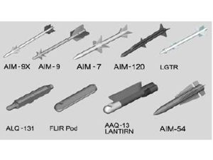 vzdušné rakety - stavebnice Trumpeter 753303