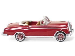 MB 220 S cabrio rubínově červený Wiking 14301