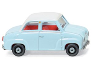 Glas Goggomobil světle modrý zavřený Wiking 18401