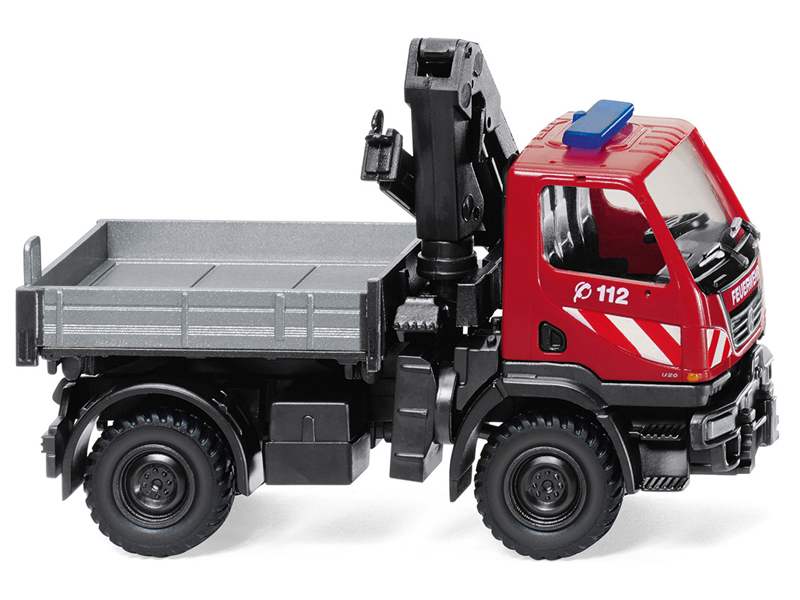Unimog U 20 s jeřábem hasiči Wiking 60131