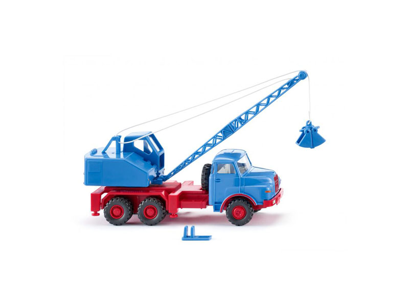 MAN/Fuchs autojeřáb modrý Wiking 66206