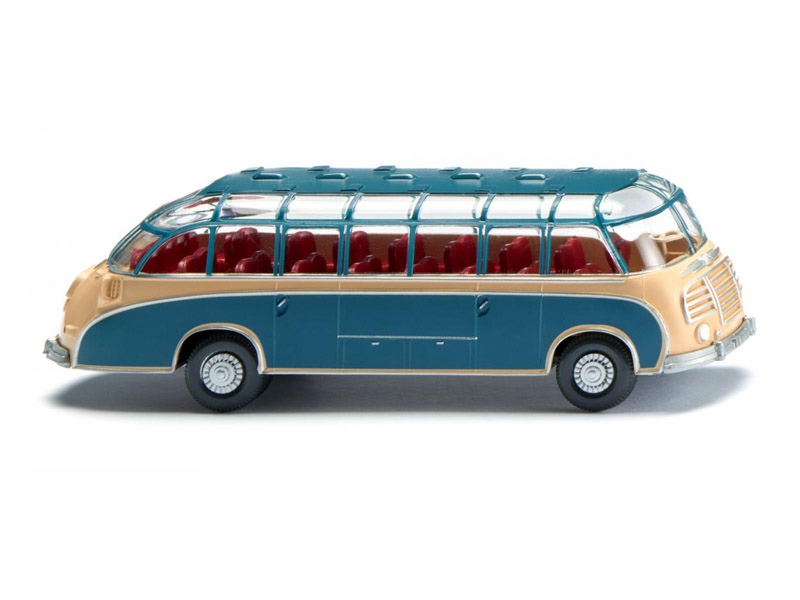 Setra S8 cestovní modrý / béžový Wiking 73005