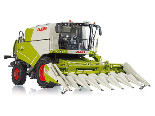 Claas Tucano 570 kombajn s lištou na kukuřici Conspeed 8-75 Wiking 77818
