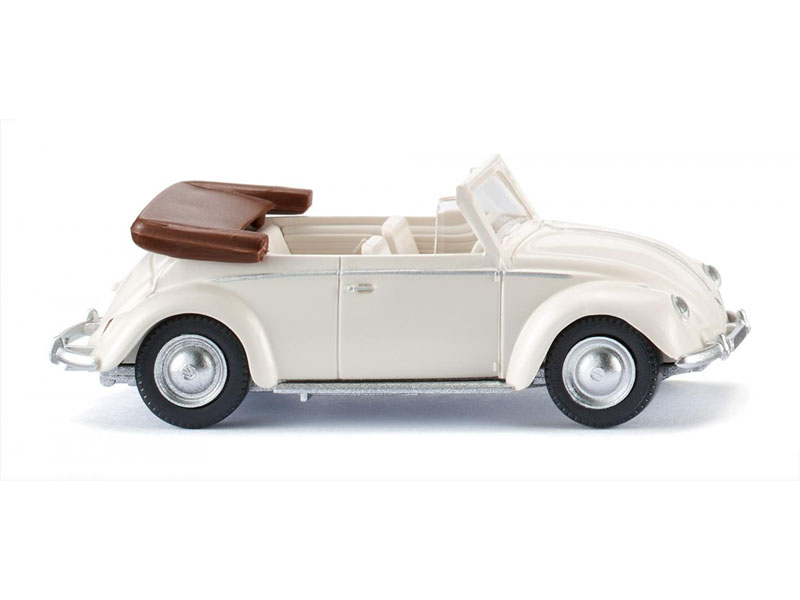 VW Brouk 1200 Cabrio perlově bílý Wiking 79405