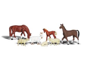 zvířata na statku Woodland Scenics A1844