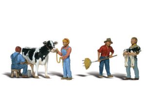 dojení krávy Woodland Scenics A1887