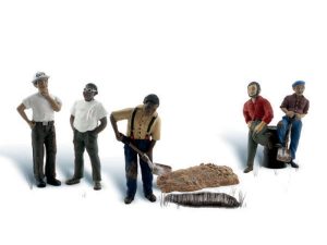 jeden dělá, čtyři se dívají Woodland Scenics A1927