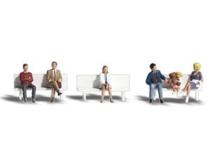 sedící lidé Woodland Scenics A2134