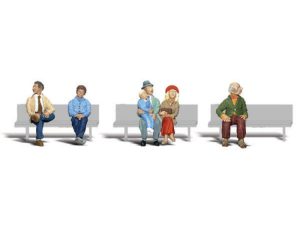 sedící lidé Woodland Scenics A2190