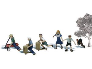 hrající si děti Woodland Scenics A2198
