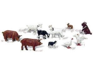 zvířata na statku Woodland Scenics A2202