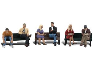 lidé na lavičkách Woodland Scenics A2206