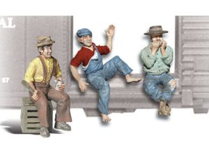 sedící dělníci Woodland Scenics A2548
