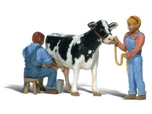 dojení krávy Woodland Scenics A2553