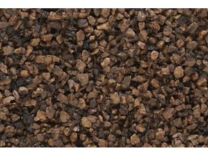 štěrk tmavě hnědý hrubý Woodland Scenics B85
