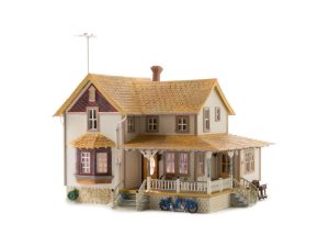 rodinný dům s rohovou terasou Woodland Scenics BR5046