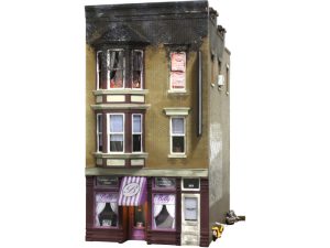 vyhořelý městský dům Woodland Scenics BR5051