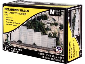 opěrná zeď kamenná Woodland Scenics C1161