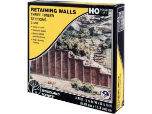 opěrná zeď dřevěná Woodland Scenics C1260