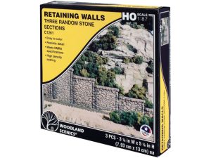 opěrná zeď kamenná Woodland Scenics C1261