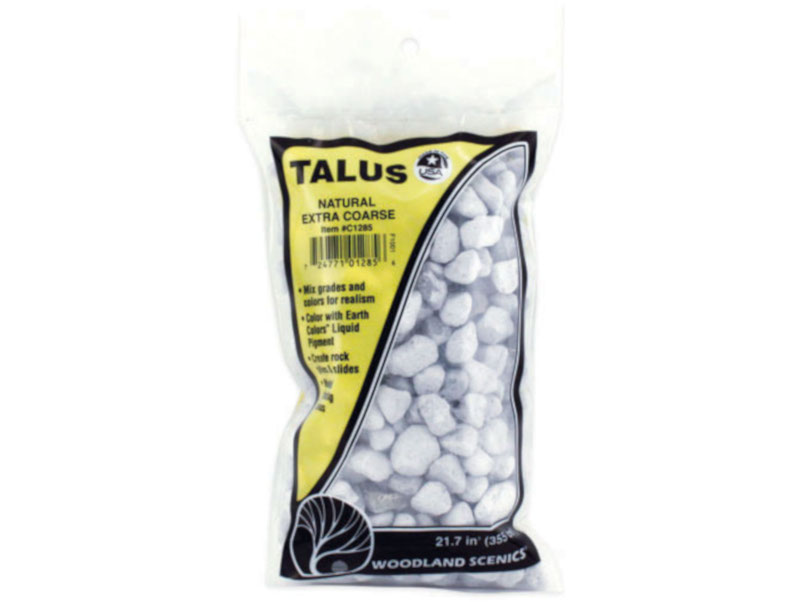štěrk Talus bílý extra hrubý Woodland Scenics C1285
