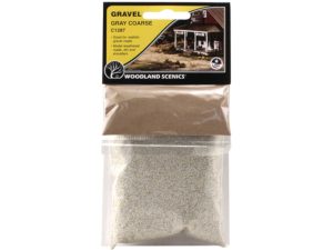štěrk Gravel šedý hrubý Woodland Scenics C1287