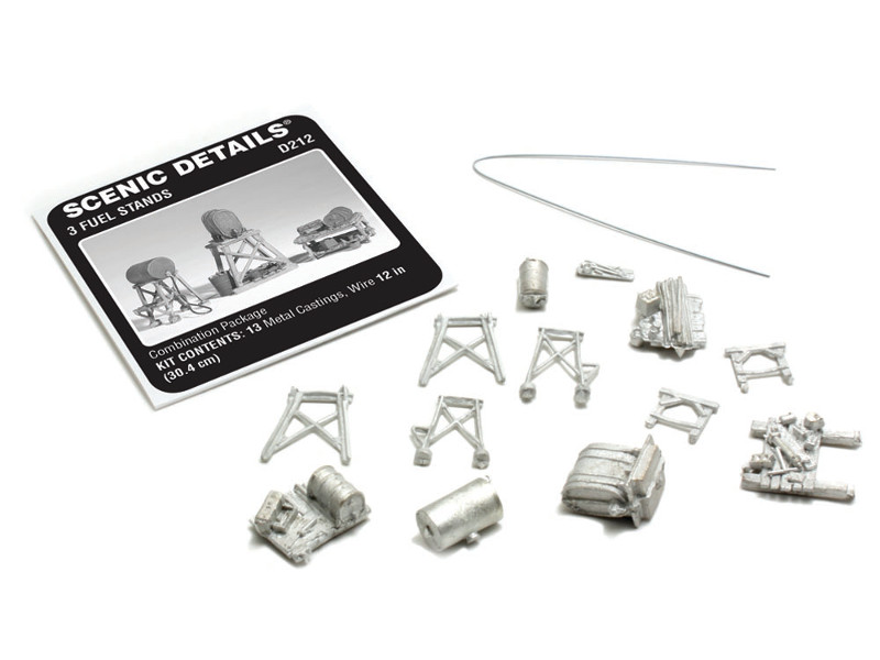 stojany na palivo 3 ks Woodland Scenics D212