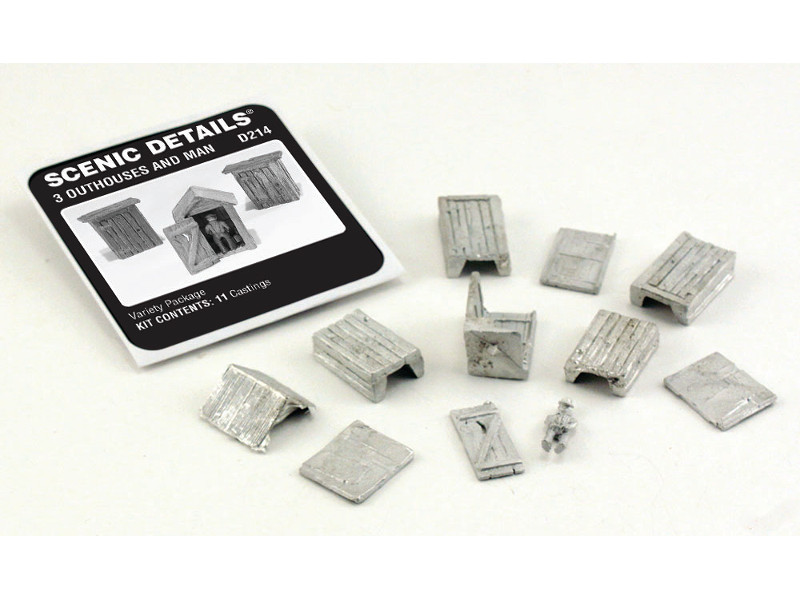 kadibudky 3 ks Woodland Scenics D214