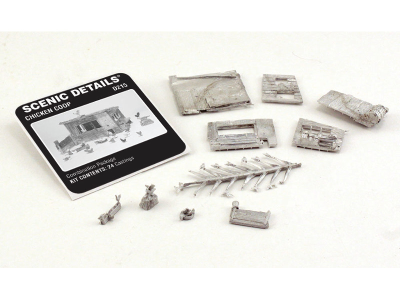 kurník se slepicemi Woodland Scenics D215