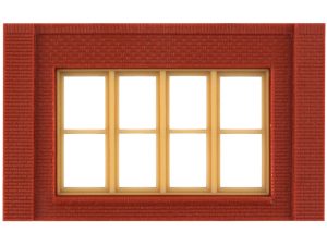 zeď s okny Woodland Scenics DPM30147