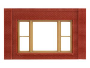 zeď s okny Woodland Scenics DPM30167