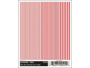 propisot pruhy červené Woodland Scenics DT515