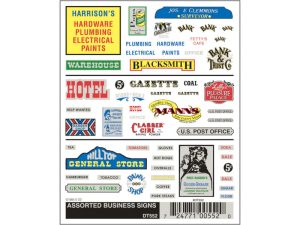 propisot reklamní cedule Woodland Scenics DT552