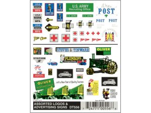 propisot reklamní cedule Woodland Scenics DT556