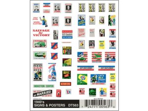 propisot reklamní cedule 1940 Woodland Scenics DT563